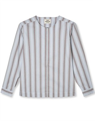 Poplinda Dana Hemd - Shadow Pinstripe / Winery